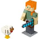 LEGO Minecraft Alex BigFig with Chicken Set 21149