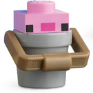 LEGO Minecraft Axolotl in Bucket