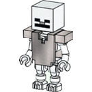 LEGO Minecraft Skeleton with Flat Silver Armor Minifigure