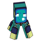 LEGO Minecraft Squid (Glow)