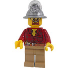 LEGO Miner med Flannel Skjorte Minifigur