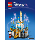 LEGO Mini Disney Castle Set 40478 Instructions