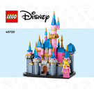 LEGO Mini Disney Sleeping Beauty Castle 40720 Instrukce