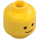 LEGO Minifigur Hode med Standard Glis (Sikkerhetsknott) (55368 / 55438)