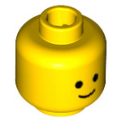 LEGO Minifig Hoofd met Standaard Grijns (Safety Stud) (55368 / 55438)
