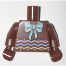 LEGO Minifig Torso With Bow and Wavy Line Pattern (973)