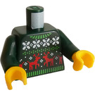 LEGO Minifig Torso with Christmas Sweater (973)