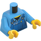 LEGO Minifig Torso with Overalls (3814 / 76382)