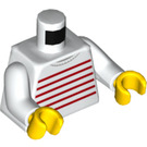 LEGO Minifig Torso with Red Stripes (973 / 76382)