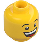 LEGO Minifigure Head with Decoration (Safety Stud) (23094 / 86289)