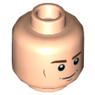 LEGO Minifigure Head with Smile and Grimace (Recessed Solid Stud) (3626)