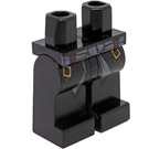LEGO Minifigure Hips and Legs with Gold Buckles and Sash (73200 / 99365)