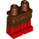 LEGO Minifigure Hanches et jambes avec rouge Boots (21019 / 77601)