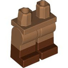 LEGO Minifigure Hips and Legs with Reddish Brown Boots (21019 / 77601)