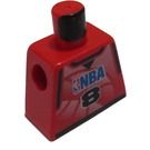 LEGO Minifiguur NBA Torso met NBA Player Number 8