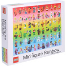 LEGO Minifigure Rainbow 1000 Piece Puzzle