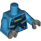 LEGO Minifigure Torso Alien Defense Unit met Dark Blauw Armor (76382 / 88585)