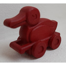 LEGO Minifigure, Utensil Pull-Along Duck (3D Printed) (SLSDUCK)