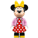 LEGO Minnie Mouse with Pink Jacket and Yellow Bow Minifigure