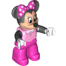 LEGO Minnie Ratón con Rosa Atuendo Figura Duplo