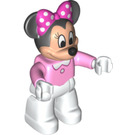 LEGO Minnie Mouse with Pink Top and Pink Bow Duplo Figure
