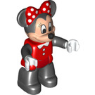 LEGO Minnie Mouse with Red Top and Red Bow Duplo Figure