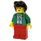 LEGO Miss Gail Storm s Hnědá Helma Minifigurka