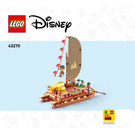 LEGO Moana's Adventure Canoe Set 43270 Instructions