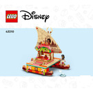 LEGO Moana's Wayfinding Boat Set 43210 Instructions