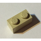 LEGO Modulex Brick 1 x 2 with LEGO on Studs