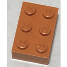 LEGO Modulex Backstein 2 x 3 mit M auf Bolzen
