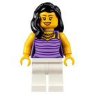 LEGO Mom - Dark Purple Striped Top Minifigure
