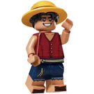 LEGO Monkey D. Luffy with Hat and Open Mouth Minifigure