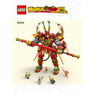LEGO Affe King Ultra Mech 80045 Instructions