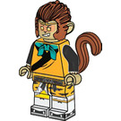 LEGO Monkey King with Orange Robe with Black Stripes and Dark Turquoise Bandana Minifigure