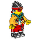 LEGO Monkie Kid with Jacket with Monkey Head (Smile with Red Face Paint / Angry) Minifigure