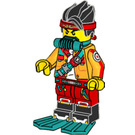 LEGO Monkie Kid with Jacket with Strap and Scuba Gear (Frown) Minifigure