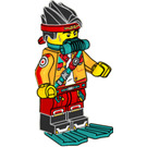 LEGO Monkie Kid with Jacket with Strap and Scuba Gear (Open Mouth) Minifigure