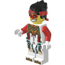 LEGO Monkie Kid med Röd Öga Mask Minifigur