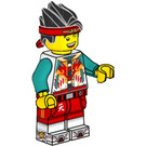 LEGO Monkie Kid with White Jacket with Buttons Minifigure