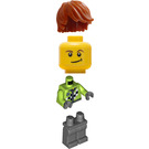 LEGO Monster Truck Driver, Lime Vest Outfit Minifigure