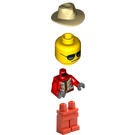 LEGO Monster Truck Driver, rot Outfit Minifigur