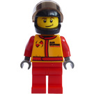 LEGO Monster Truck Driver with Black Helmet Minifigure