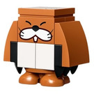 LEGO Monty Mole med 1 x 2 Ansigt Minifigur