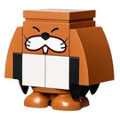 LEGO Monty Mole mit 1 x 2 Face Minifigur