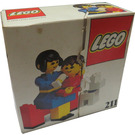 LEGO Mother and baby with dog Set 211-1 Packaging