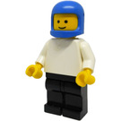 LEGO Motorfiets Rider met Blauw Helm Minifiguur