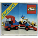 LEGO Motorcycle Transport Set 6654 Instructions