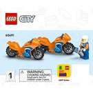 LEGO Motorcycle Transporter Set 60491 Instructions