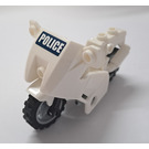 LEGO Motorfiets met Zwart Chassis met Sticker from Set 60007 (52035)